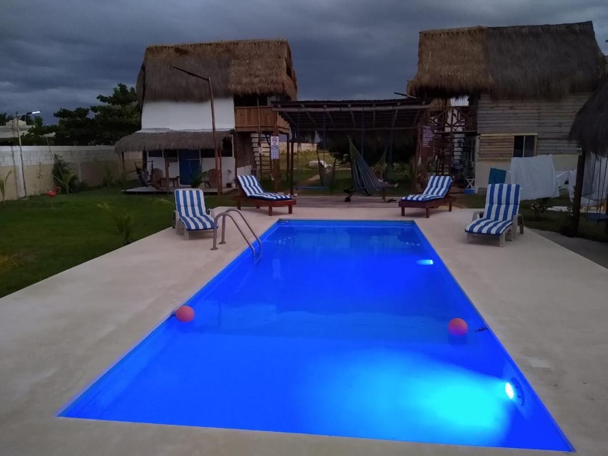 Camping Y Cabanas Chelem Buitenkant foto